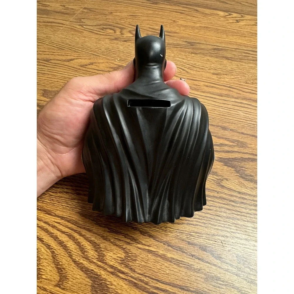 Justice League Batman Coin Bank DC Marvel 3D Toy Figure Piggy Bank PVC With Plug
